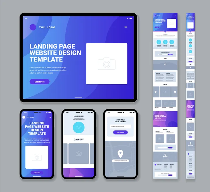 serviço de landing page